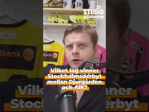 Utspelet inför Stockholmsderbyt: ”Djurgården vinner mot AIK”