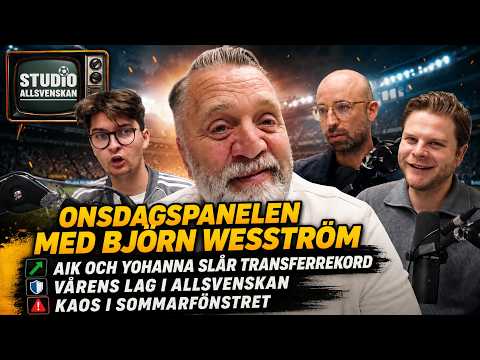 Onsdagspanelen med Björn Wesström – AIK och Yohannas rekord, vårens lag i Allsvenskan och sommarkaos