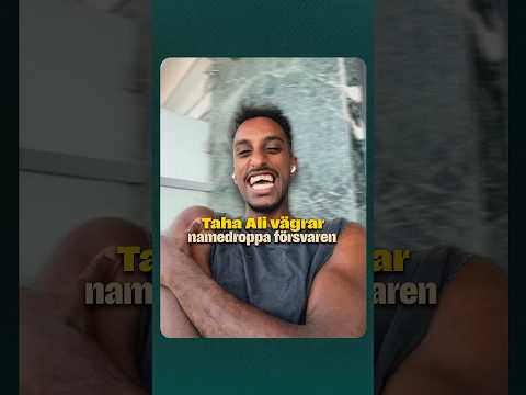 Taha Ali vägrar namnge spelaren han hade lekstuga med